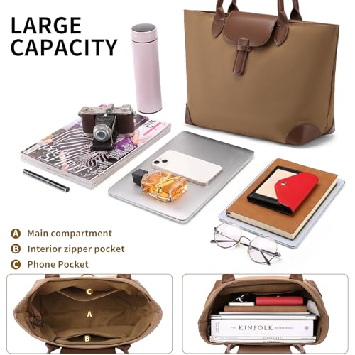 Bolso Tote de Nylon para Mujer SENDEFN miniatura 3
