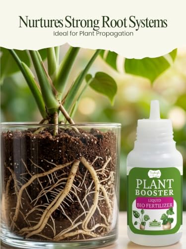 Image of Bombay Greens Organic Plant Booster Liquid Bio Food for Plants | Natural Plant Growth Booster for Indoor & Outdoor Plants, Home Garden, Flowering & Vegetable Plants - 50ml, Pack of 2