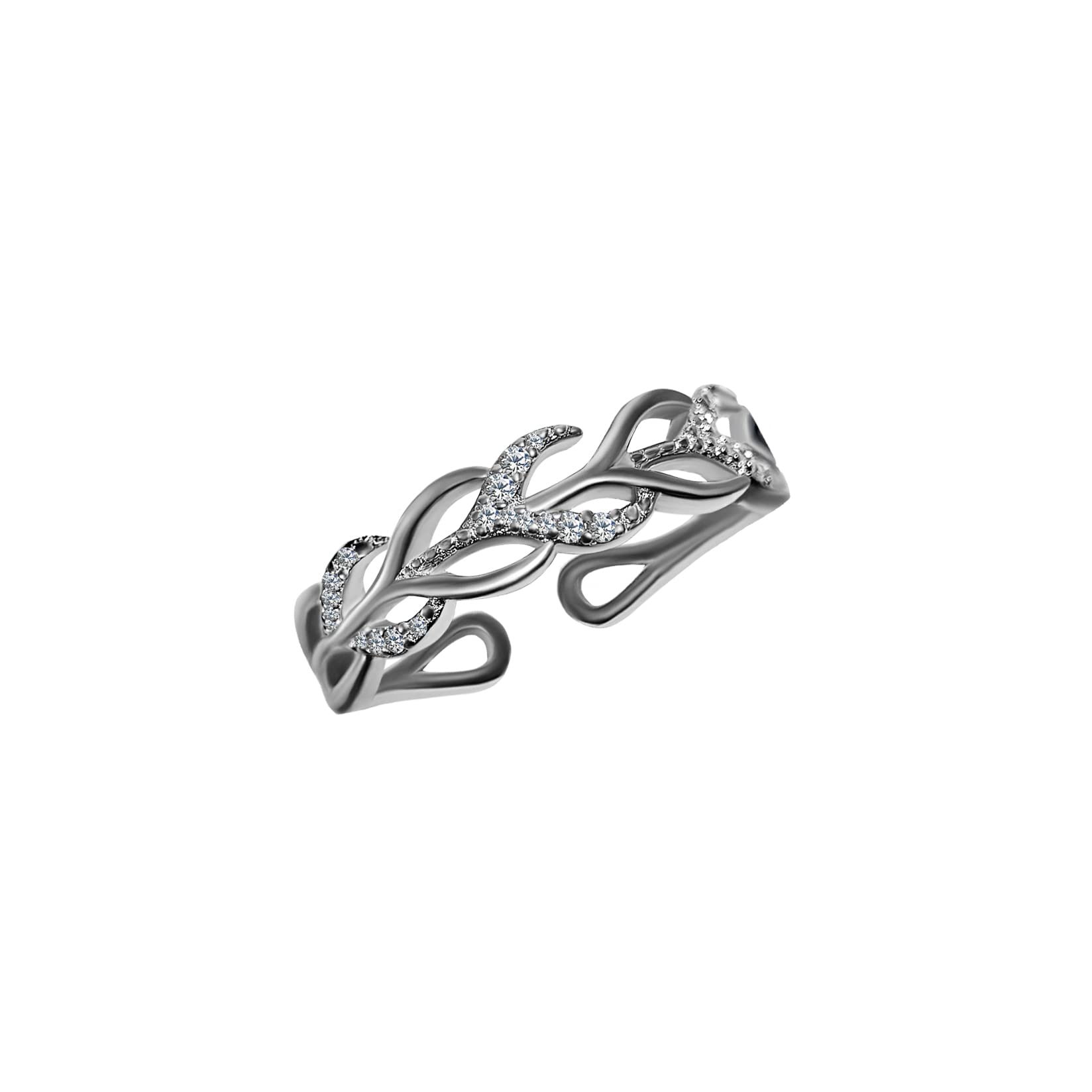 INARI SHINES 925 Sterling Silver Jazzy Ring | Adjustable Ring | Gift for Women and Girls | With Certificate of Authenticity and 925 Stamp (B0BXXWG3Y8) Amazon Price History, Amazon Price Tracker