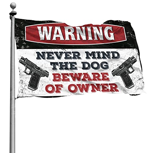 t@j[[tbO Never Mind The Dog Beware Of Owner tbO [hfR[V g[ (TCY:152X244CM)