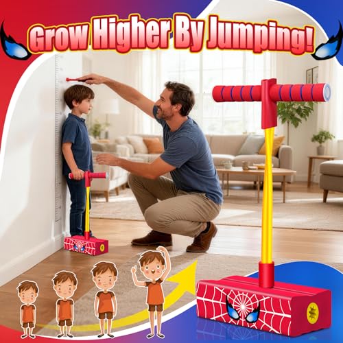 Image of Pogo Stick Foam Pogo Jumper for Kids: Cool Toys for Boys 4-6, Outdoor Toys for Kids Ages 4-8, Toys for 3 4 5 6 7 8 Year Old Boys, 3+ Year Old Boy Gift, Birthday, Easter, Christmas