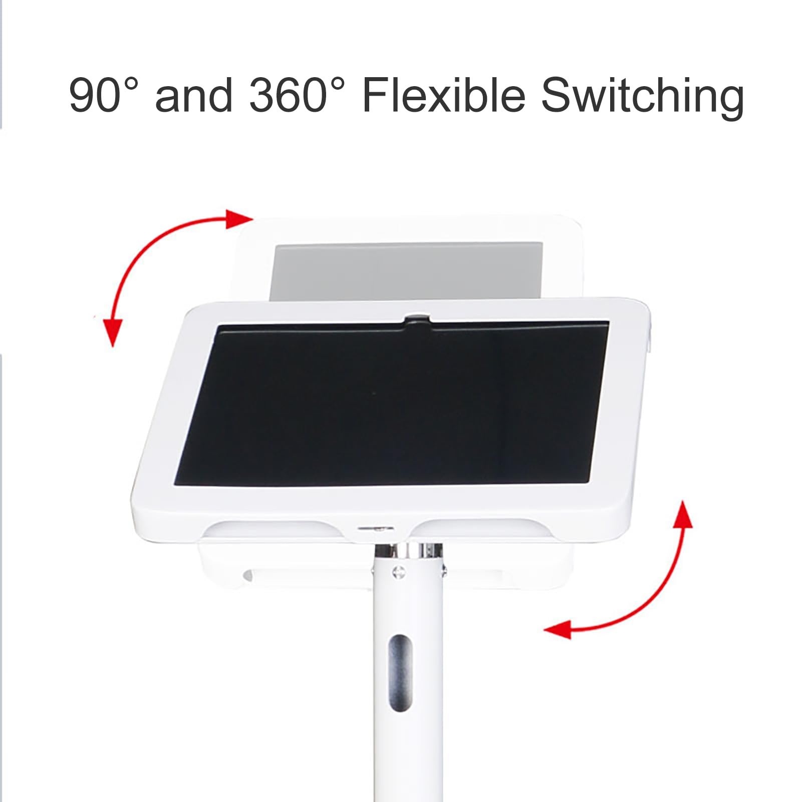 Support de Tablette avec Base Robuste, Support Antivol Réglable, Compatible avec Tablettes de 10 à 13 Pouces