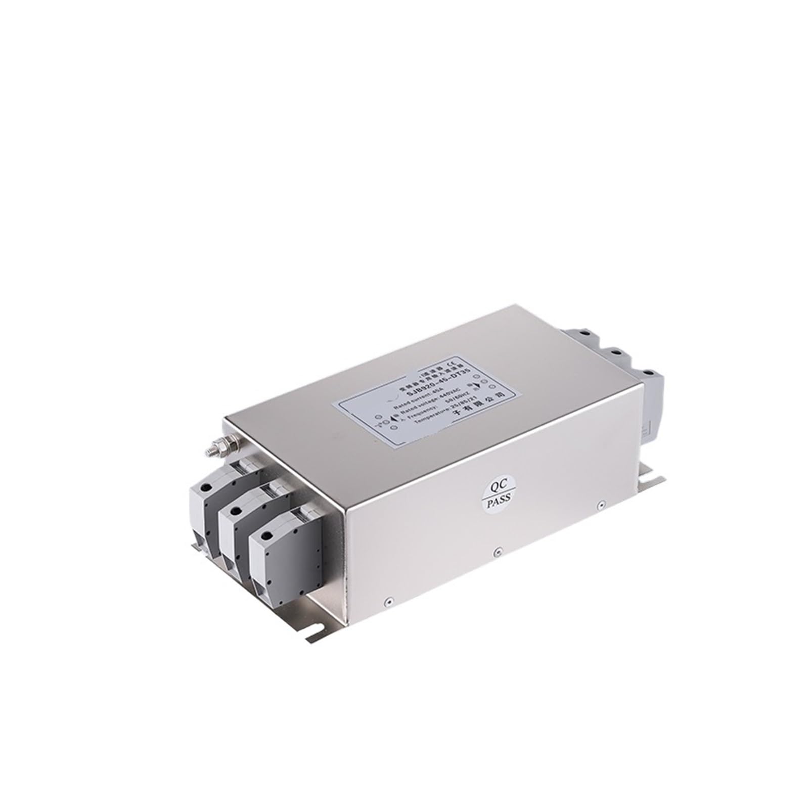 Coszwqdp 5V Sjb920-5A/250A-Dt Three-Phase Input Terminal Block Servo Inverter Dedicated Anti-Interference Power Filter 380V(Sjb920-45A-Dt 18.5/22Kw)