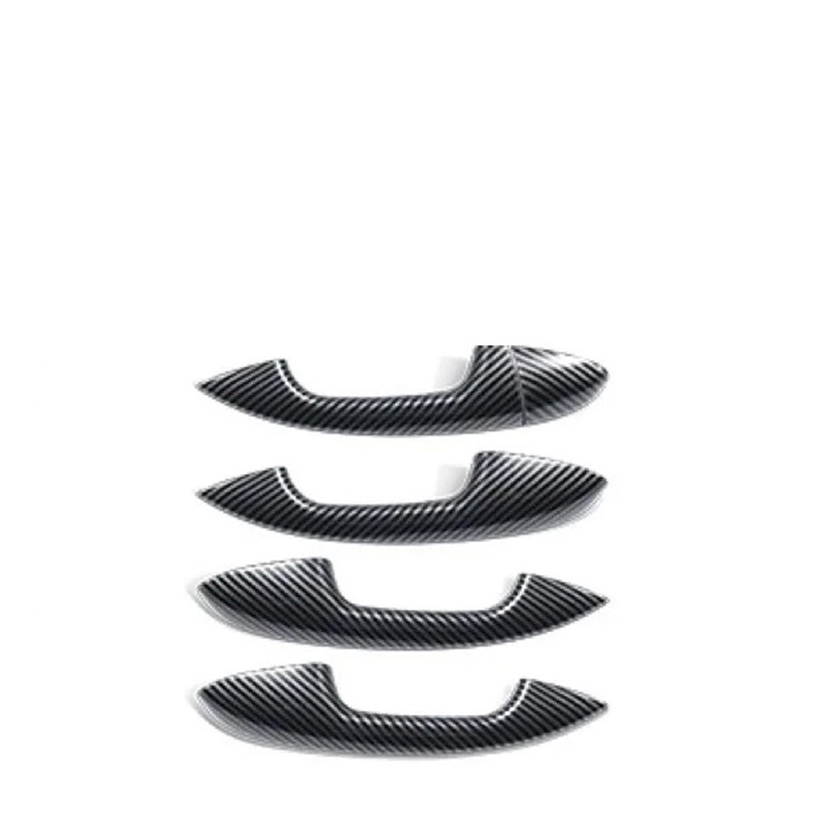 Tntgebfvbg Carbon Fiber Universal Car Exterior Door Handle For Benz For Cla/A-Class/C-Class/E-Class For Glc/Glb Silver Chrome Exterior Door Handle Cover Trim Cap Kit Lhd(Carbon Fiber)