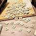 150 PCS Wood Magnetic Letter, Wooden Letter Magnets for Fridge Refrigerator Wall, Alphabet Tile Letters Magnetics for Fun Learning Decorative Game Board