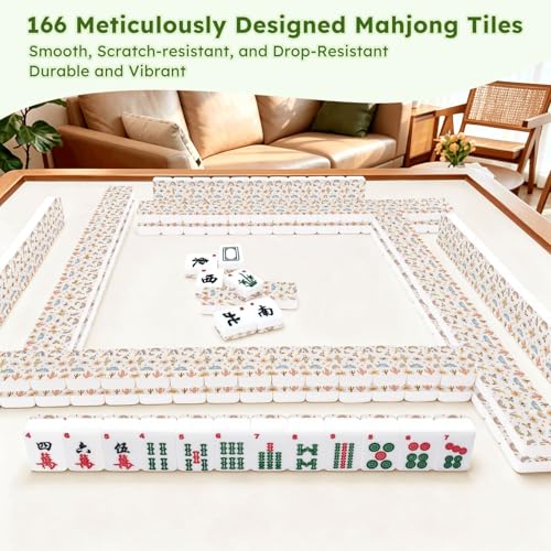 Set de Fichas American Mahjong Acrílico 166 Piezas miniatura 7