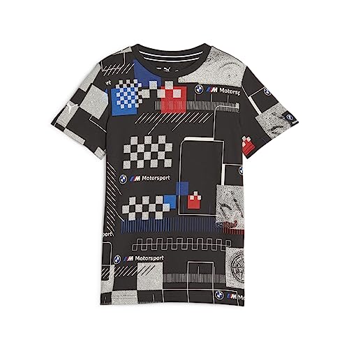 PUMA Camiseta BMW M Motorsport para niños, Negro Puma, 6