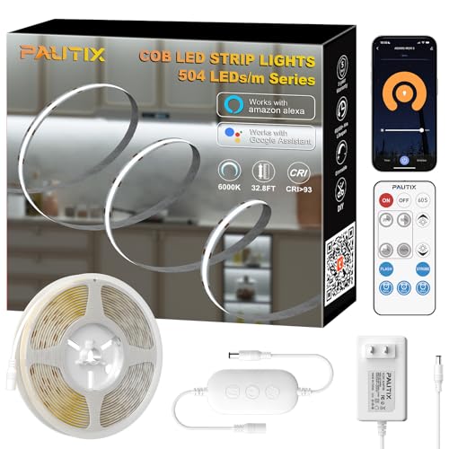 Tira LED COB Luz Día 6000K 10 m 504 LEDs/m Dimmable miniatura 2
