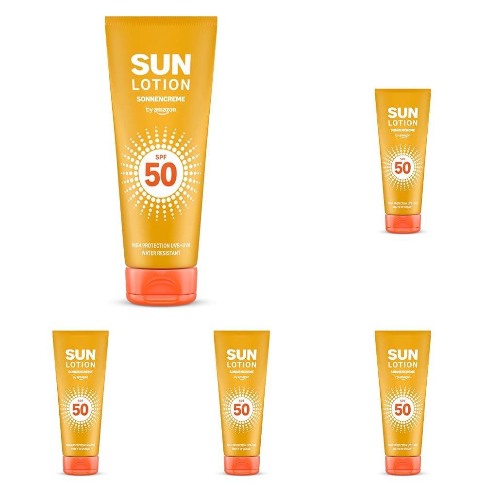 By Amazon Sonnenlotion 50 LSF, 200 ml (Packung mit 5)