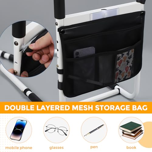Barandillas de cama para mayores con luz y bolsa 8