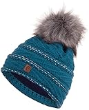 Wunderschöne gestrickte Winter-Mütze - Warmer, weicher und geschmeidig gestrickter Stoff sorgt für einen angenehmen Tragekomfort in Herbst und Winter
