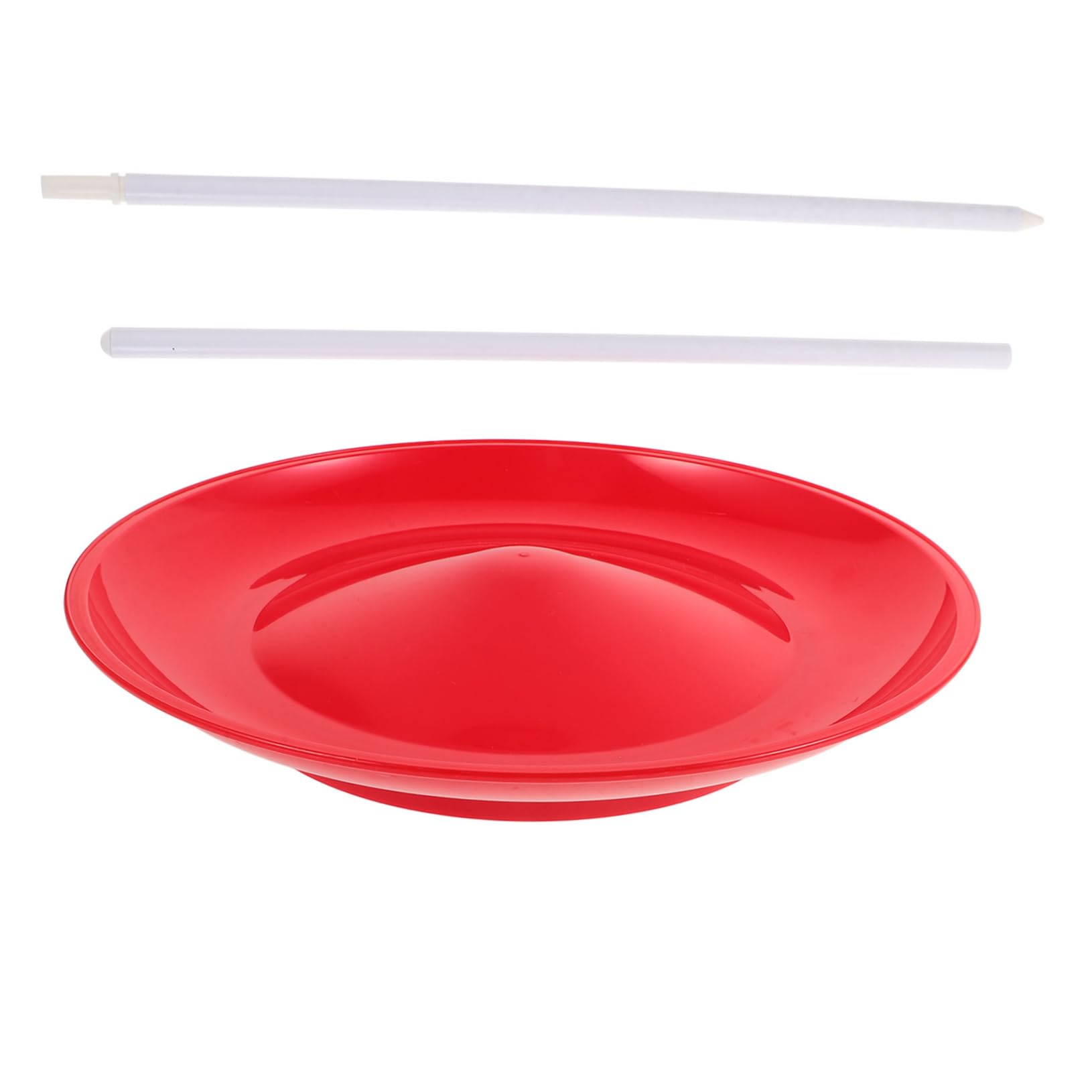 Abaodam Circus Skills Training Juggling Plate Set with Sticks Wobble Disc Gyro Wheel Soft Plastic Plate Cool Gadgets for Kids Performers