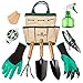 Produktbild Lebensfrohh Gartenwerkzeugset (9-teiliger Gartengeräte-Set mit 4 Werkzeugen, Tragetasche, Sprühflasche, Pflanzschilder, Gartenhandschuhe, Bindedraht)