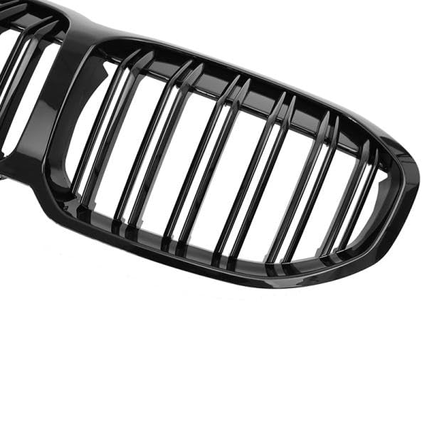 Sport Doppelsteg Kühlergrill hochglanz schwarz glanz kompatibel mit BMW 1er F40