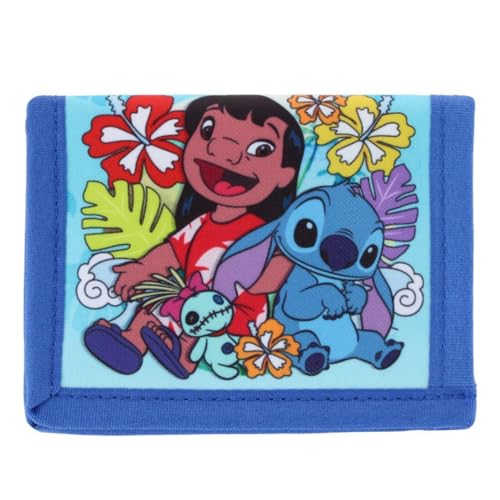 Ruz Little Boy Bifold Wallet With Zippered Pocket (Stitch)