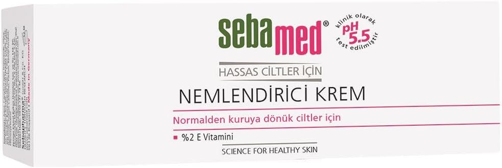 Intensive Moisturizing Skin Care Cream Containing Sebamed 2% Vitamin E – Daily Use - 50 ml