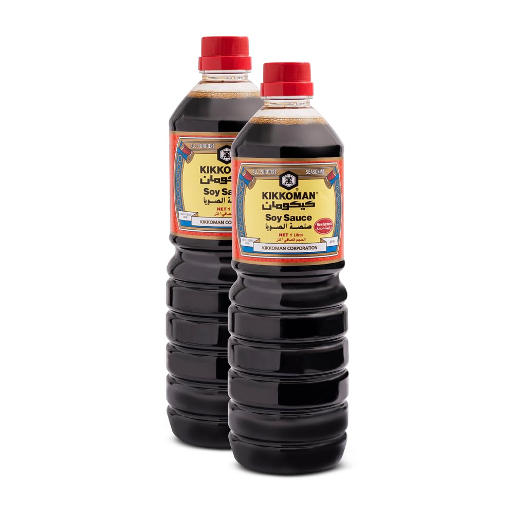 Kikkoman Soya Sauce (1L)- Pack of 2