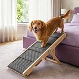Artpet Rampes pliantes pour chiens de petite taille pour canapé lit, rampe portable pour animaux de compagnie, hauteur réglable de 53,3 cm, jusqu'à 15,9 kg