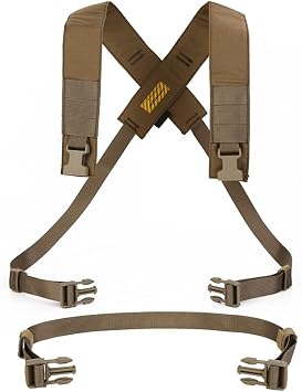 Emersongear D3CRM Chest Rig X-Harness Kit,Compatible to Various Chest Pouch