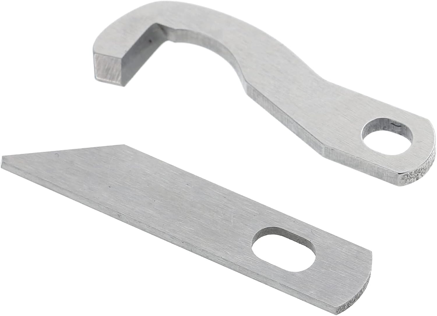 TOPPERFUN 2pcs Overlocker Knives for Sewing Machines Blades for Smooth Cutting Compatible Models Quality Replacement for Home Use