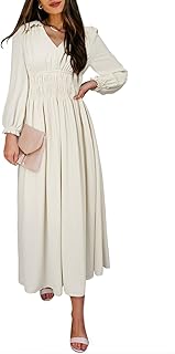 Womens Casual Boho Deep V Neck Short Sleeve Long Dress - Buy now