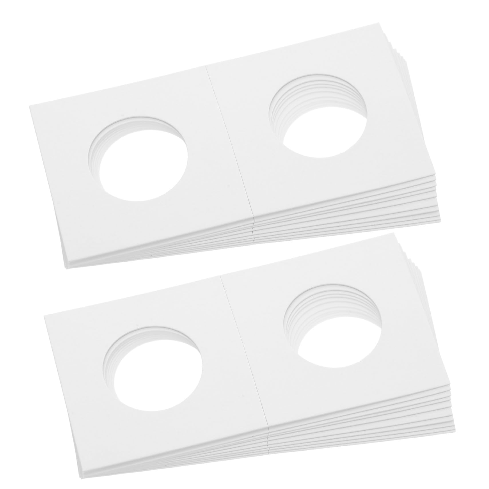 Cartones porta monedas x150 protectores transparentes de cartón organizador de medallas