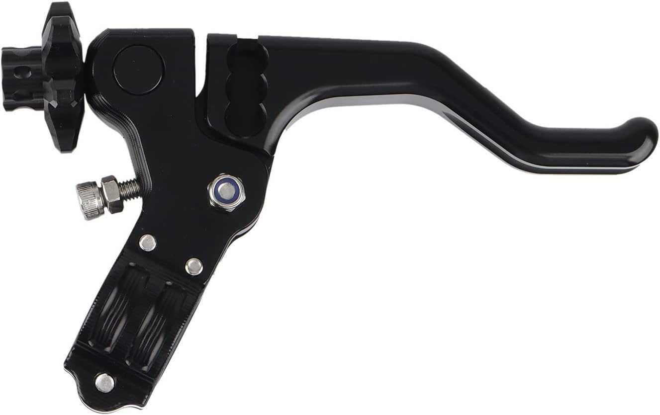 Dellx 22mm Stunt Clutch Lever Short Performance Cable Easy Pull Left Lever for Grom RM125(Black)