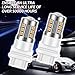 HHZL 3157 LED Bulb for Blinker Brake Light Front Turn Signal Bulb, 2PCS 3157 T25 Led Turn Signal Bulbs Super Bright Marker Parking Lighting Accessories Replacement Lamp for SUV Sedan Truck (Amber)