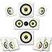 Acoustic Audio HD726 in-Wall/Ceiling Home Theater Surround 7.2 Speaker System