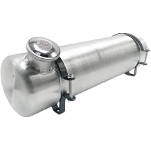 Fuel Tank 2 3/8 Gallon 6x22" 1/4NPT Outlet End Fill Spun Aluminum Gas Tank for mini bike,go kart, Log splitter