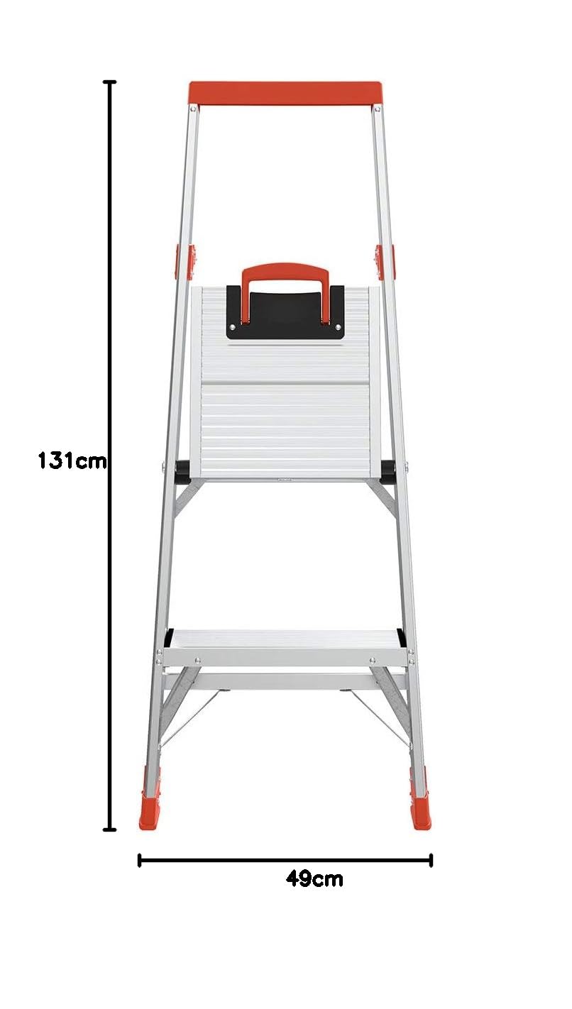 Little Giant Ladders, Flip-N-Lite, 4-Foot, Stepladder, Aluminum, Type 1A, 300 lbs Rated (15272-001)