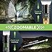Sogdeco LED Taschenlampe Extrem Hell XHM90.2, Taschenlampe LED Aufladbar mit Campinglicht, Zoombar, 2 Schalter, 11 Lichtmodi, Lange Akkulaufzeit, Wasserdicht Starke Taktische, Camping Outdoor Notfälle