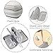Electronics Accessories Organiser Bag, Travel Essentials Portable Charger Bag, Holiday Essentials for Men Women, Large Capacity Travel Bags Organiser for Cables, SD Card, Charger Hard Disk(Gray)