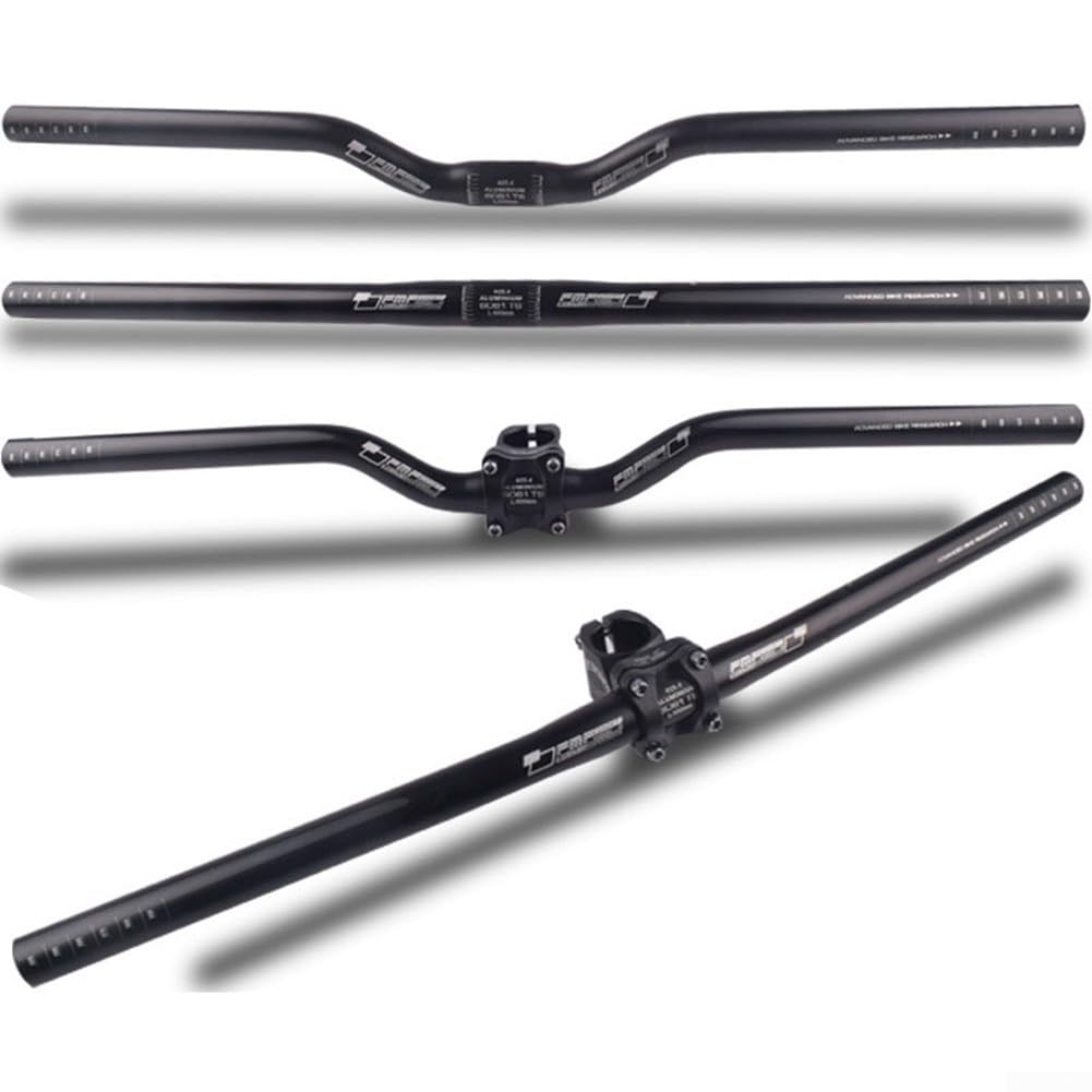 Guidon de vélo en alliage d'aluminium, guidon de VTT plat, léger et élégant, 25,4 mm x 600 mm (swallow), 8ALY55ISUU6BY33LDM23N4TU