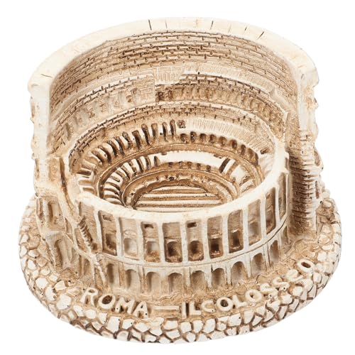 MUSISALY - MUSISALY Figurine Résine De Rome Décoration Aquarium Et Intérieur Modèle Architectural Européen Ornement De Style Antique pour Amateurs Art Et Histoire