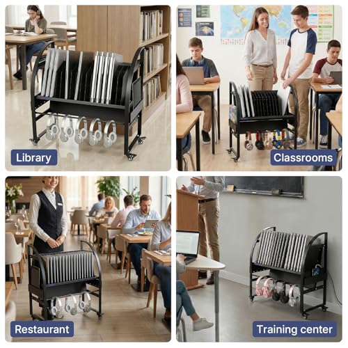CXRCY 18-Device Mobile Charging Cart for Devices up to 14" by CXRCY - Used condition - Image 7