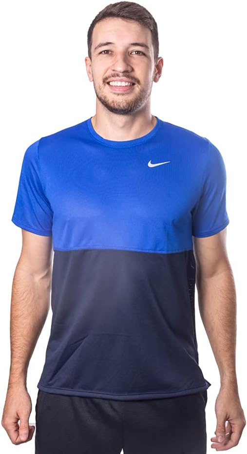 nike breathe t shirt blue