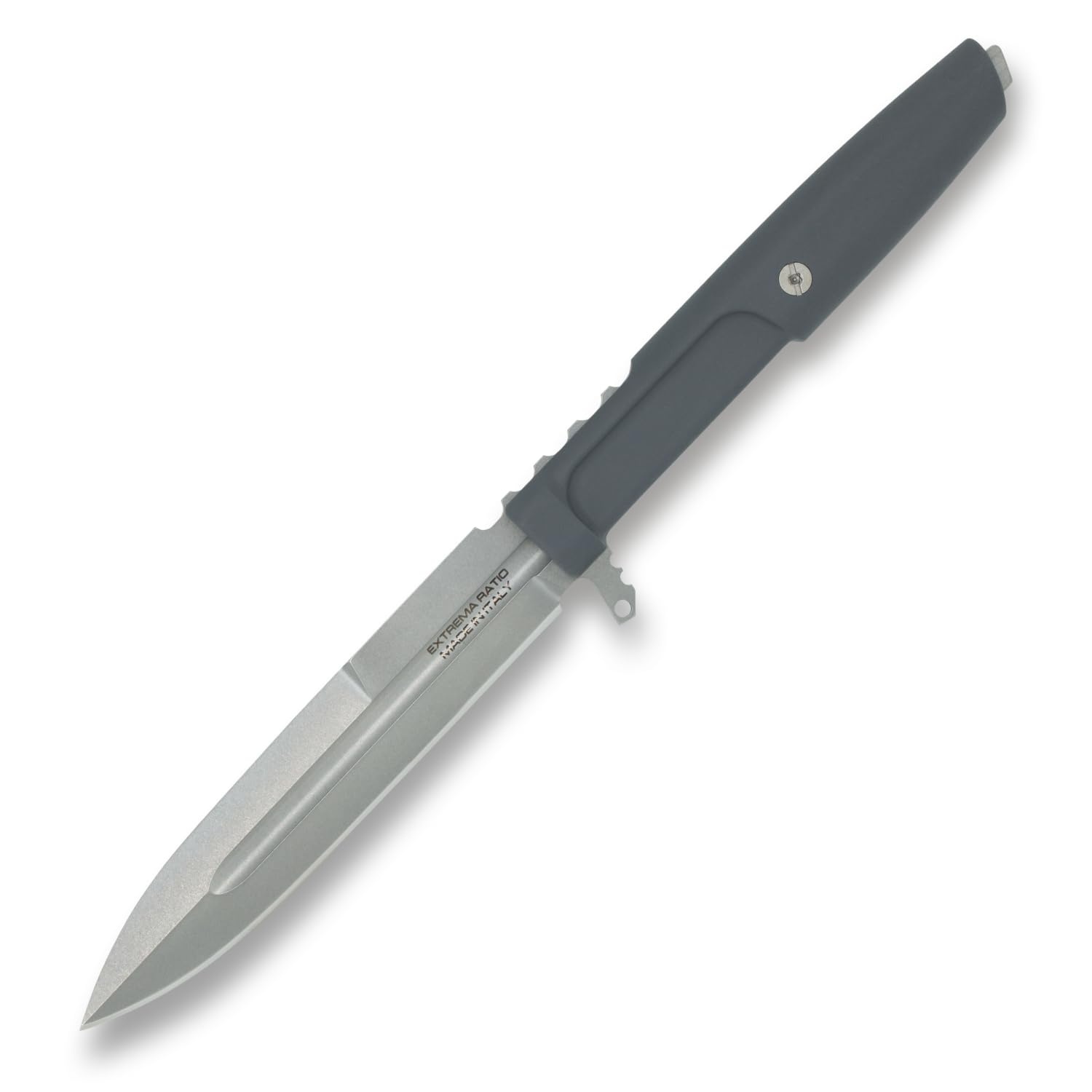 Extrema Ratio - Requiem (Wolf Grey) | Coltello a Lama Fissa Leggero in Acciaio Böhler N690, Fodero in Nylon