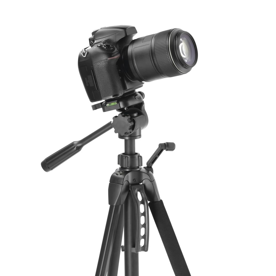 Hama Statyw do kamery Action 153 3D (lekki statyw fotograficzny z uchwytem na telefon komórkowy, tripod o wysokości 60-153 cm, trójnożny statyw z głowicą 3-drożną, statyw do lustrzanki, pasuje do