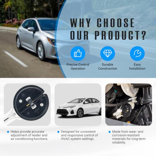 NOVAPARTS 55906-26060 Heater AC Switch Control Cable for Toyota Corolla 2009-2019 RAV4 2006-2018 Matrix 2009-2013 Scion tC 2011-2016 Scion xB 2008-2015 HVAC Blower Control Cable #55906-0K010 55906 by NOVAPARTS - Used condition - Image 5