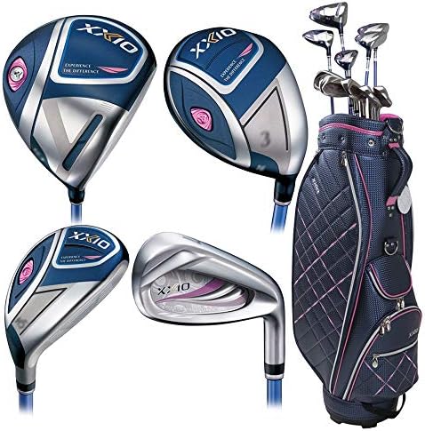XXIO 2020 Women Eleven Premium Full Set RH 10 Clubs + 1 Cart Bag Navy