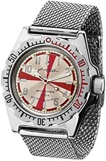 VOSTOK Wostok Amphibia Radio Room 2415/110651 Military Taucheruhr 20ATM 200m Automatik russische mechanische Uhr aus Russland