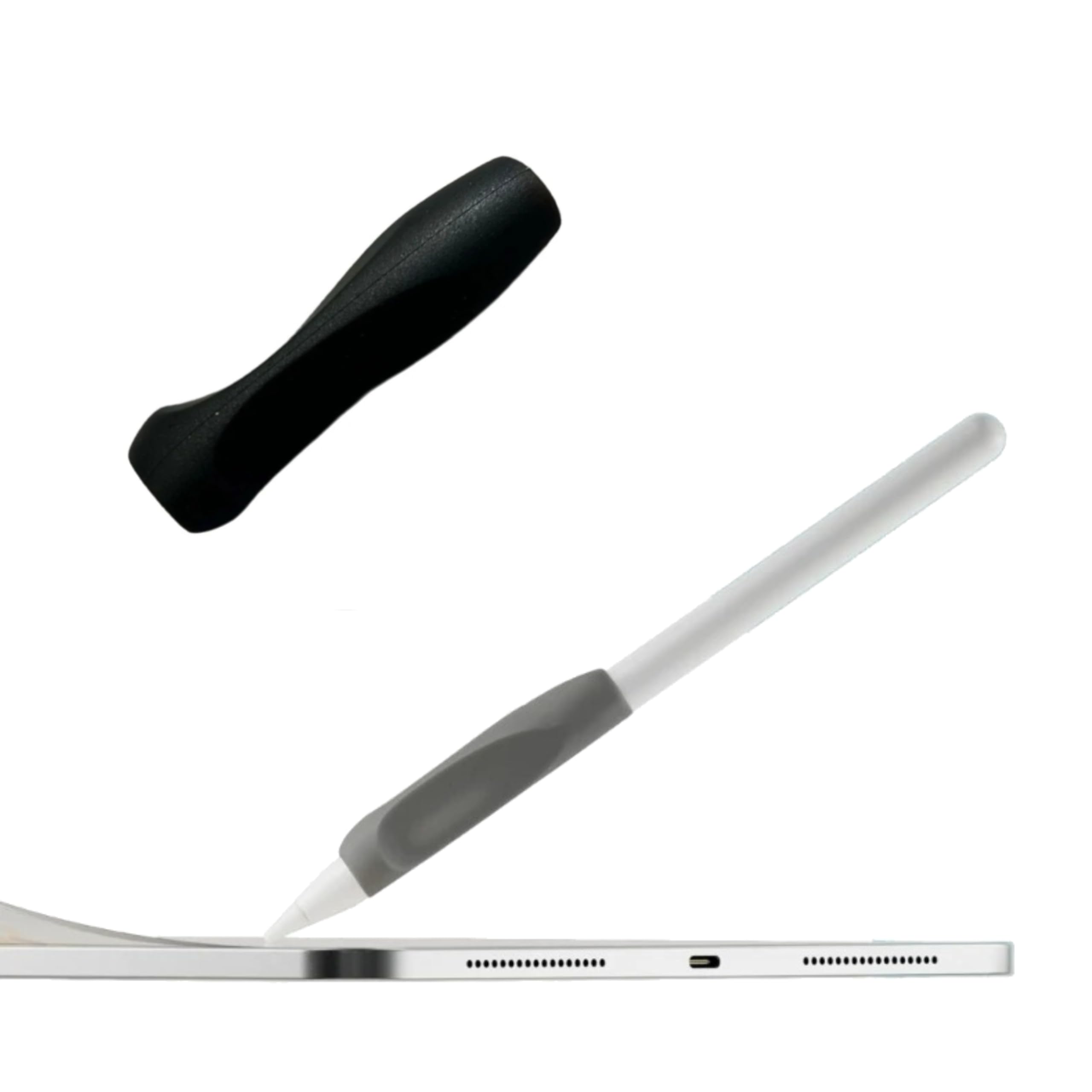 Like Star® Comfort Silicone Pencil Grip Compatible with Apple Pencil 1st & 2nd Generation, USB-C & Pro - Pack of 1 - Ergonomic Precision (Black)-image-8