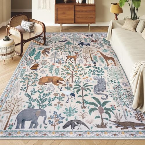 OJIA Jungle 8x10 Area Rugs for Living Room Bedroom Large