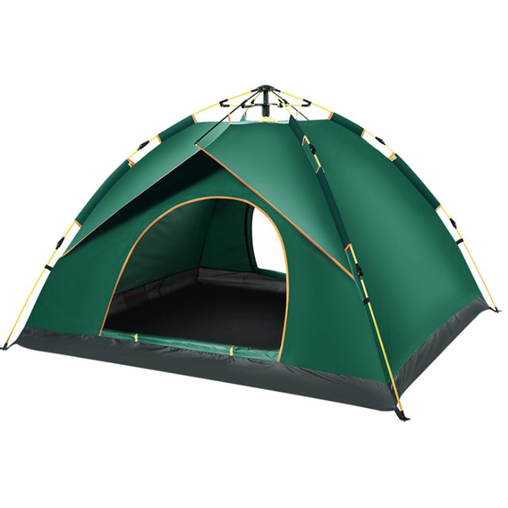 テント屋外キャンプを厚くして、雨防止野外キャンプは全自動です Amazon.co.jp: 自動屋外ポップアップテント 2-4人用 ファミリー