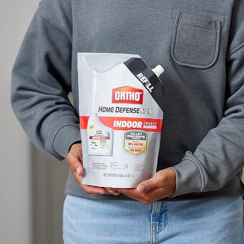 Image of Ortho Home Defense Max Indoor Insect Barrier Refill Pouch - Insect Spray Refill, Bug Killer Spray Controls Ants, Roaches, Spiders, and More, 1.5 L
