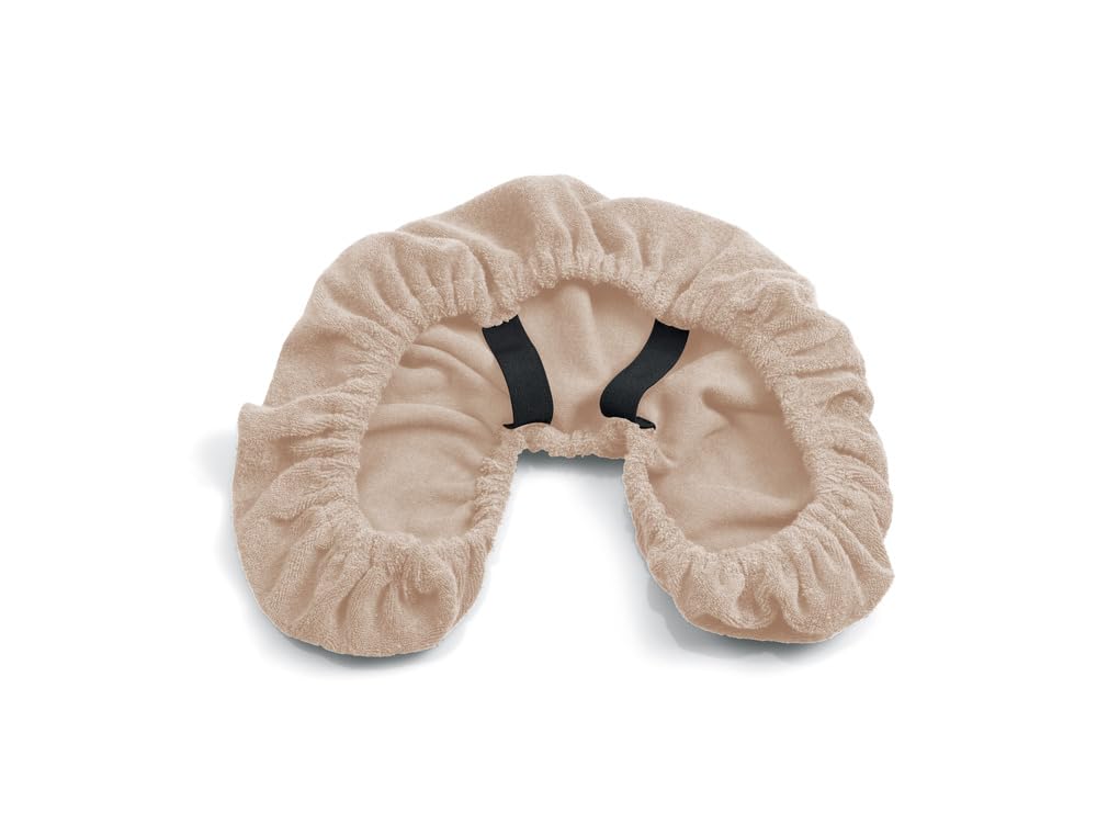 Housse pour têtière en Tissu éponge Marron-Clair - 2 unités - Protège-têtière Professionnel