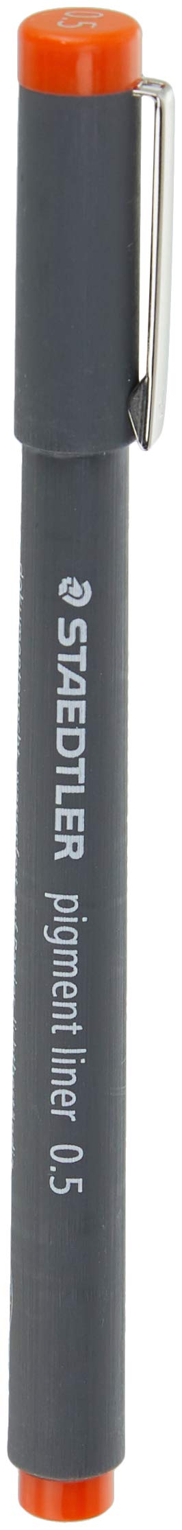 STAEDTLERPigment Liner 308 Calibrée Tip 0.5 mm Orange