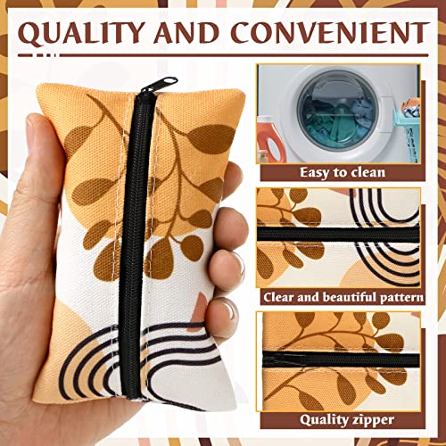 Image of 8 Pieces Purse Tissue Holder Reusable Travel Tissue Pouch Fabric Zipper Purse for Bag Car Office Home(Boho)