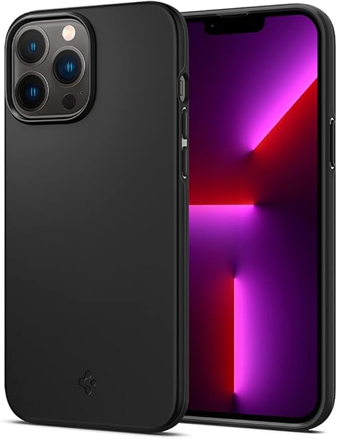 Spigen Thin Fit Case Compatible with iPhone 13 Pro Max - Black